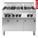 Fourneau 6-zones - Modular -  ref: 318017