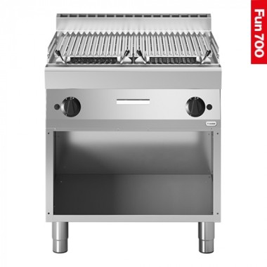 Grill pierre de lave 2-zones - Modular -  ref: 318773