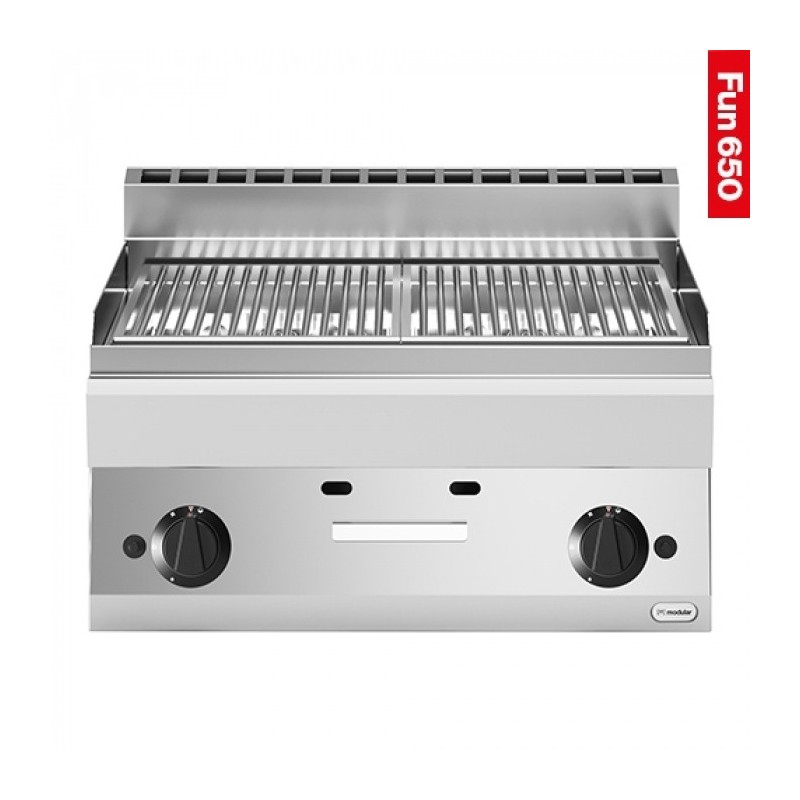 Grill pierre de lave 2-zones - Modular -  ref: 318317