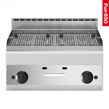 Grill pierre de lave 2-zones - Modular -  ref: 318311