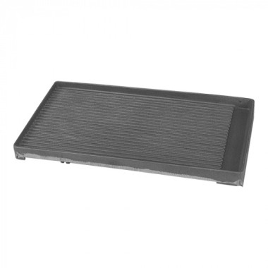 Plaque de gril 56x32cm rainurée - Modular -  ref: 318170