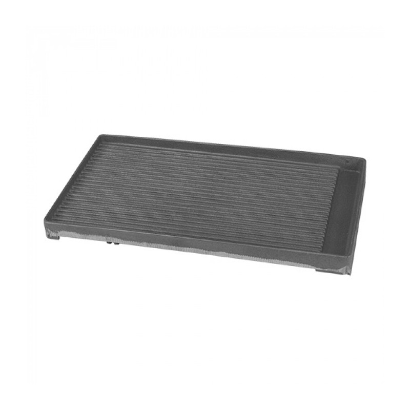 Plaque de gril 56x32cm rainurée - Modular -  ref: 318170