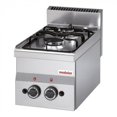 Réchaud 2 - zones au gaz - Modular -  ref: 316611