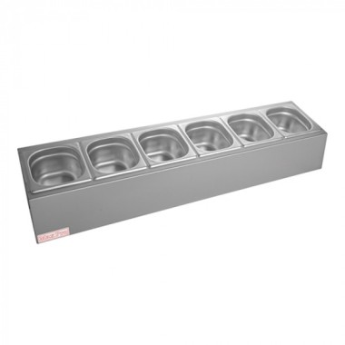 Distributeur de condiments 6xGN1/6 - Max Pro -  ref: 921090