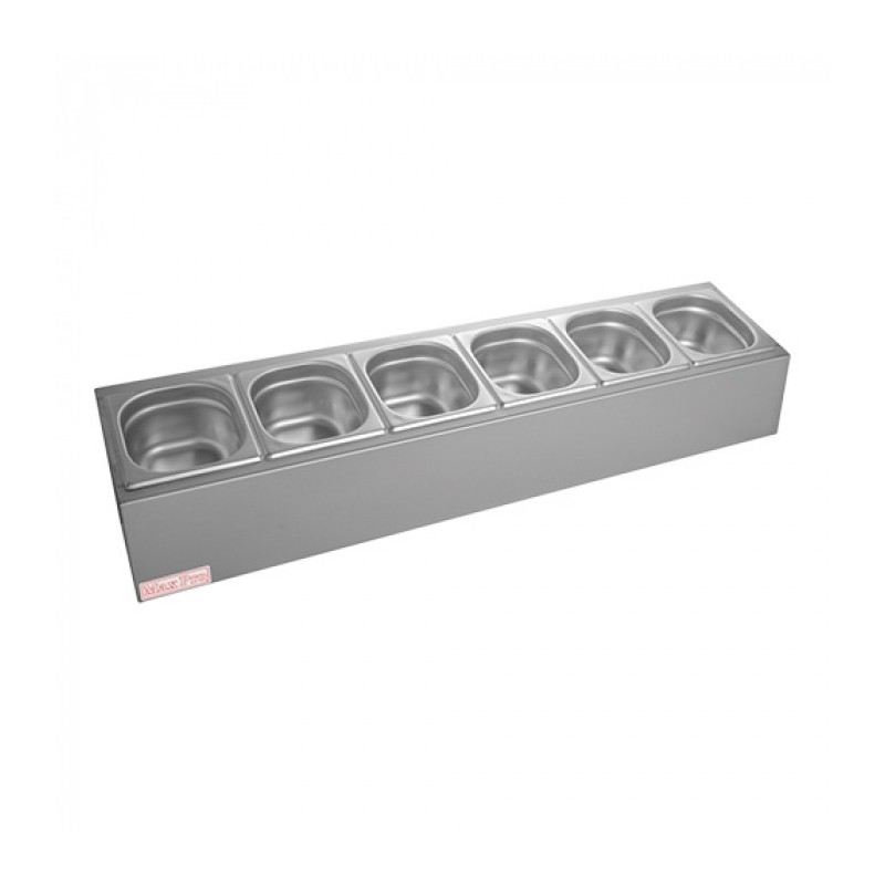 Distributeur de condiments 6xGN1/6 - Max Pro -  ref: 921090