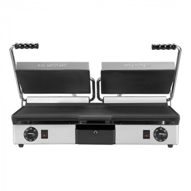 Grill de contact lisse-lisse - Milan Toast -  ref: 420084