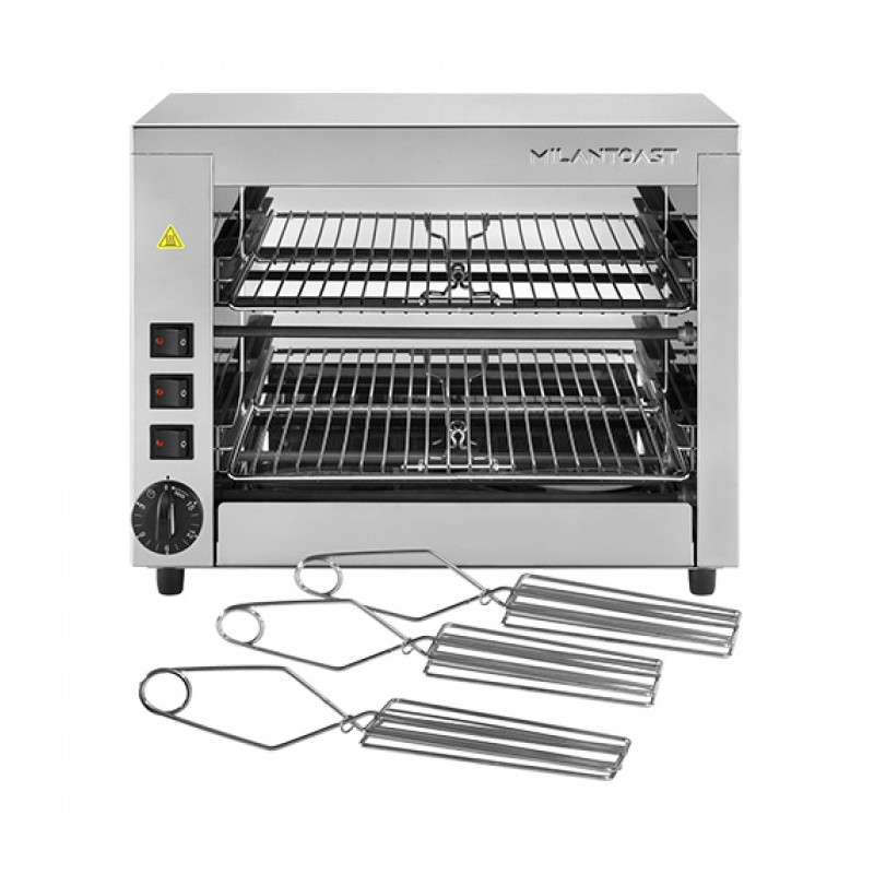 Toaster professionnel 2-niveaux - Milan Toast -  ref: 420201