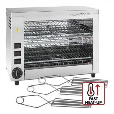 Toaster professionnel 2-niveaux - Milan Toast -  ref: 420200