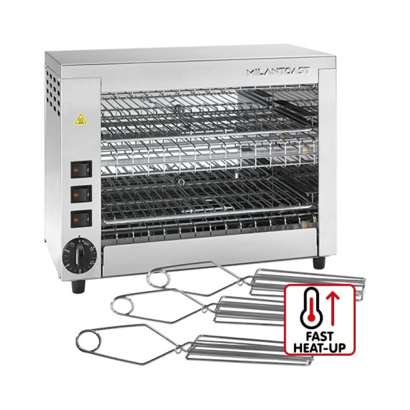 Toaster professionnel 2-niveaux - Milan Toast -  ref: 420200