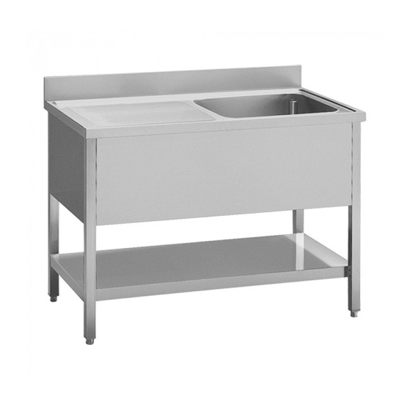 Table de pré-rinçage 120cm - Multinox -  ref: 317123