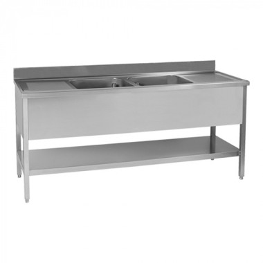 Table de pré-rinçage 200cm - Multinox -  ref: 317125