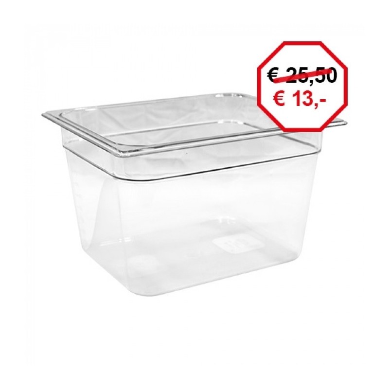 Bac gastronorme GN1/2 - Rubbermaid -  ref: RM3941
