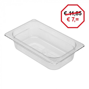 Bac gastronorme GN1/4 - Rubbermaid -  ref: RM3396