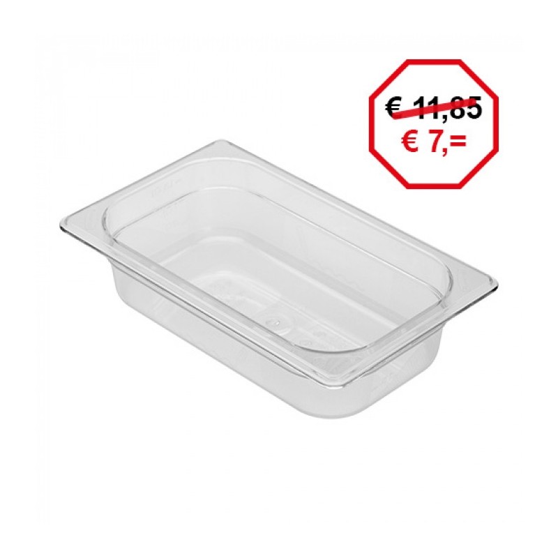Bac gastronorme GN1/4 - Rubbermaid -  ref: RM3396