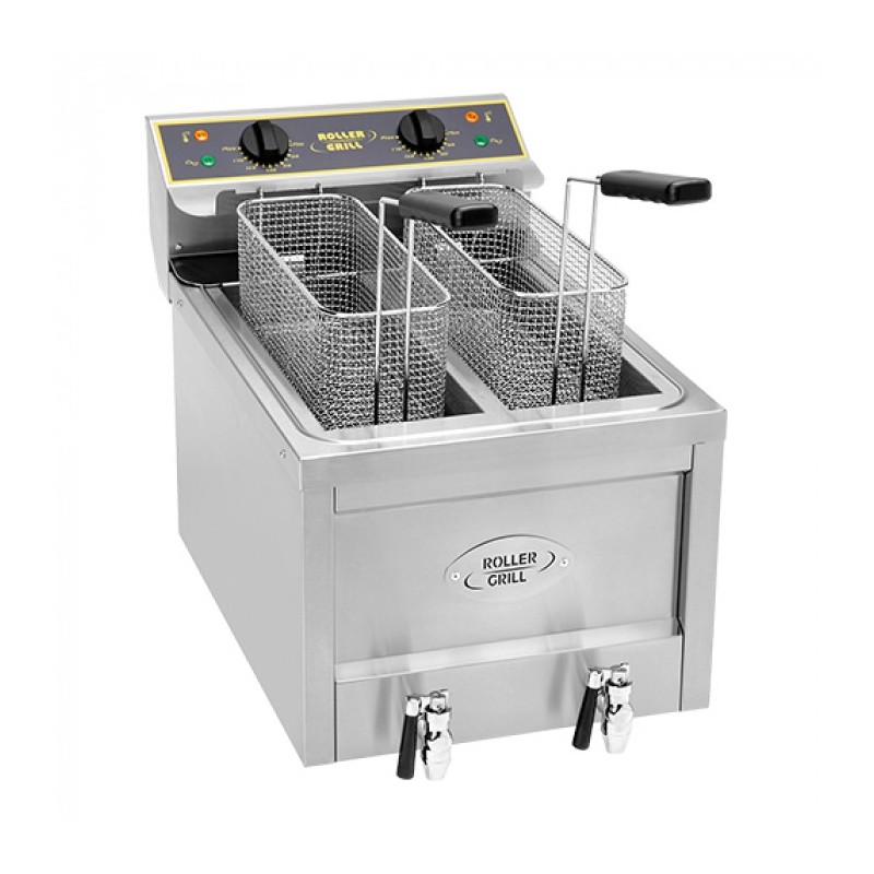Friteuse 08L+08L - Roller grill -  ref: 304111