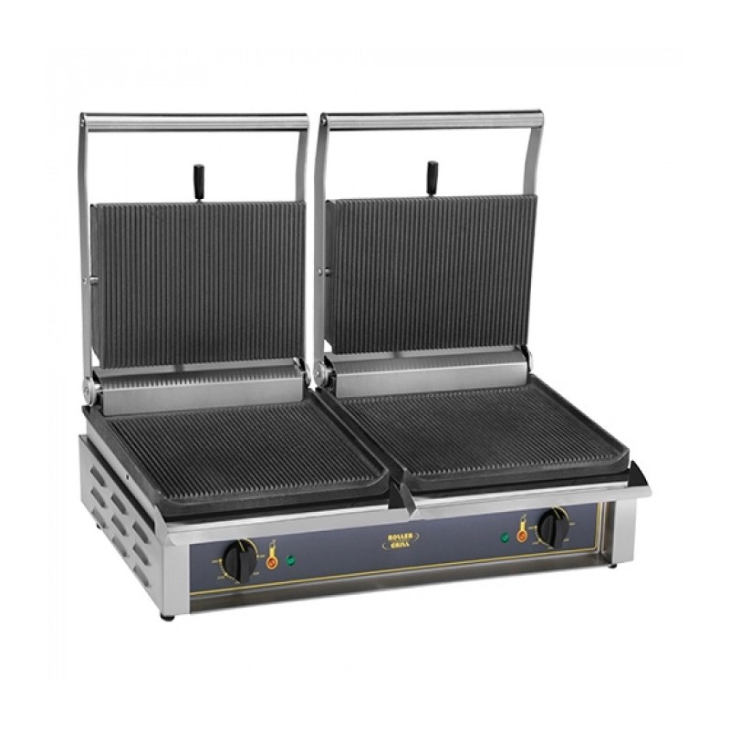 Grill de contact rainurée-rainurée - Roller grill -  ref: 304063