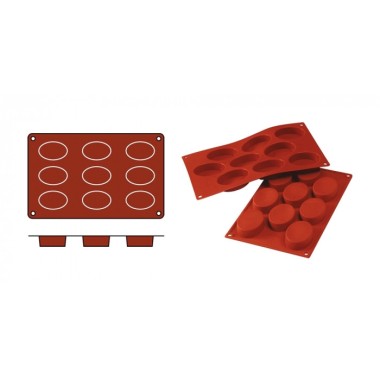 Moule Ovals-Medium - Silikomart -  ref: 070071