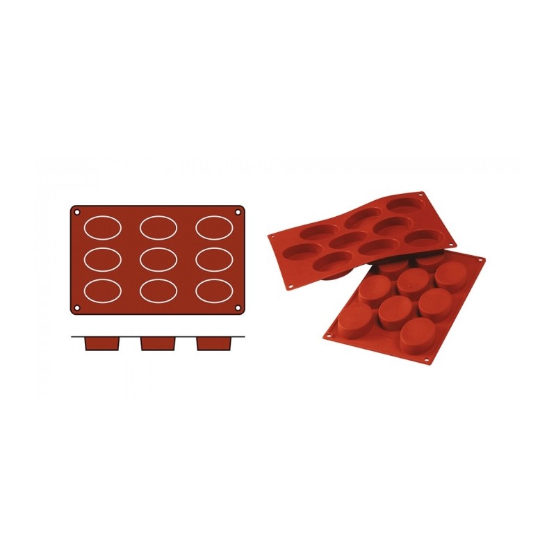 Moule Ovals-Medium - Silikomart -  ref: 070071