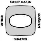 Aiguiser couteau 26cm - Wüsthof dreizack -  ref: 150491