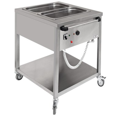 Bain Marie mobile 2x GN1/1 - Diverso