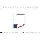 Chambre ISO 80 avec groupe, dim.int. 1430 x 1230 xh 2030 mm (3,57 m³ ) - Diverso