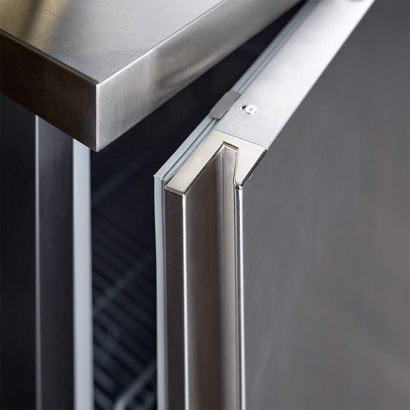 Congélateur statique, 150 litres. acier inox - Diamond