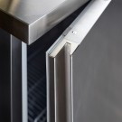 Congélateur statique, 150 litres. acier inox - Diamond