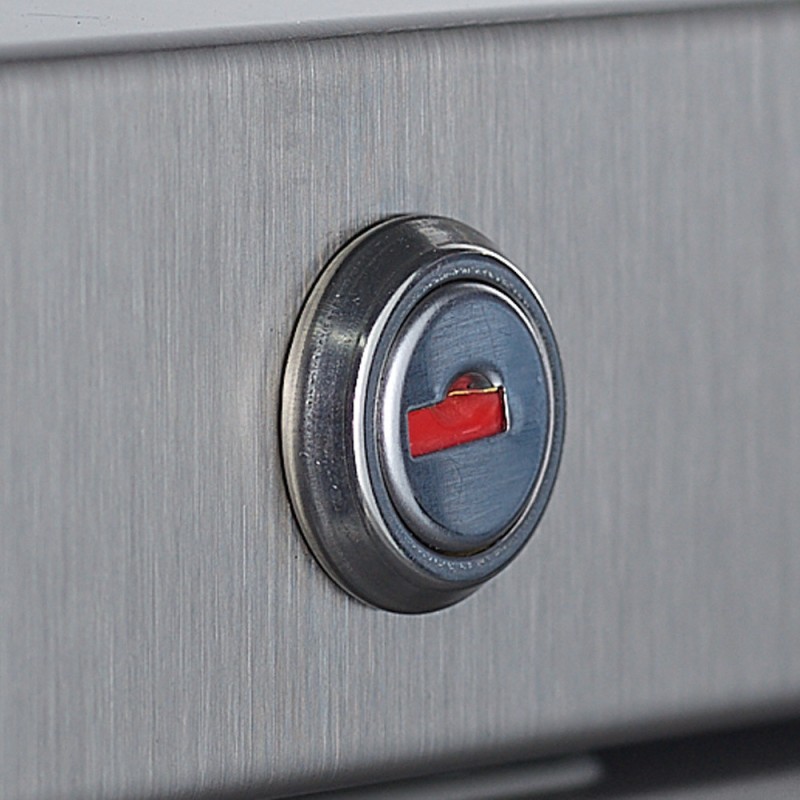 Congélateur statique, porte vitrée, 525 litres, GN2/1+600x400, blanc - Diamond