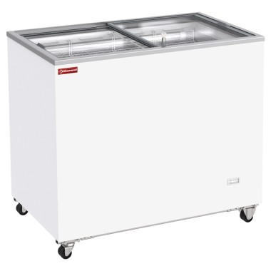 Conservateur bahut, 303 litres, couvercles coulissants sur roulettes - Diamond