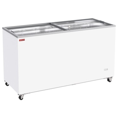 Conservateur bahut, 503 litres, couvercles coulissants sur roulettes - Diamond