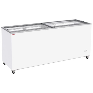 Conservateur bahut, 672 litres, couvercles coulissants sur roulettes - Diamond