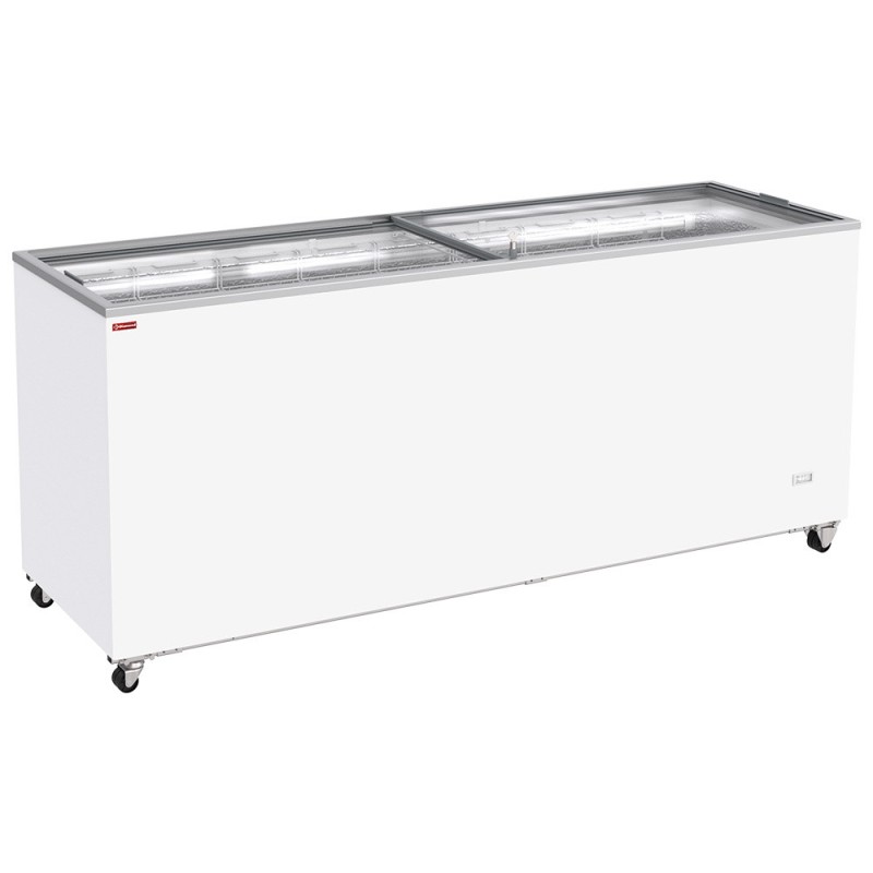 Conservateur bahut, 672 litres, couvercles coulissants sur roulettes - Diamond