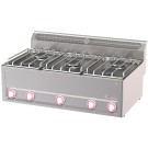Cuisinière 6 feux gaz - Diverso