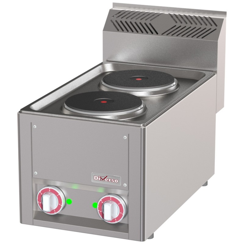 Cuisinière électrique 2 plaques - Diverso