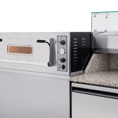 Four électrique 2 pizzas diam. 350mm, 1 chambre - Diverso