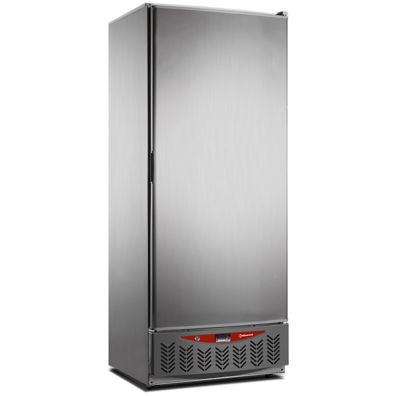Frigo ventilé, 525 litres, GN2/1+600x400, inox - Diamond