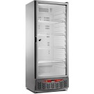 Frigo ventilé, 525 litres, vitrée, GN2/1+600x400, acier inox - Diamond
