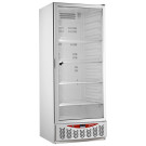 Frigo ventilé, porte vitrée, 525 litres, GN2/1+600x400, blanc - Diamond