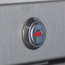 Frigo ventilé, porte vitrée, 525 litres, GN2/1+600x400, blanc - Diamond