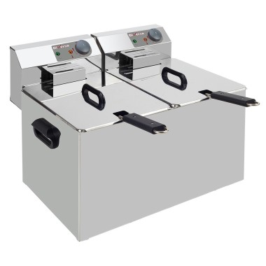 Friteuse de table électrique 2x 7 litres - Diverso