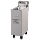 Friteuse électrique 13 litres sur meuble, avec vidange - Diverso