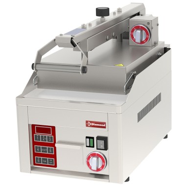 Grill Clam lisse, chromée, 2x 230/1V - Diamond