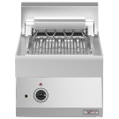 Grill-vapeur électrique, 1/2 module - Diverso