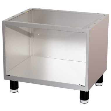 Meuble support inox 660 mm (sans portes) -