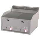 Plaque de cuisson double, 1/2 lisse 1/2 rainurée, gaz - Diverso
