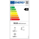 Refroidisseur de bouteilles 2 portes vitrées, 320 litres, pieds réglables - Diamond
