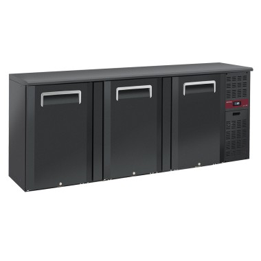 Refroidisseur de bouteilles 3 portes, 500 litres, pieds réglables - Diamond