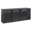 Refroidisseur de bouteilles 3 portes, 500 litres, pieds réglables - Diamond