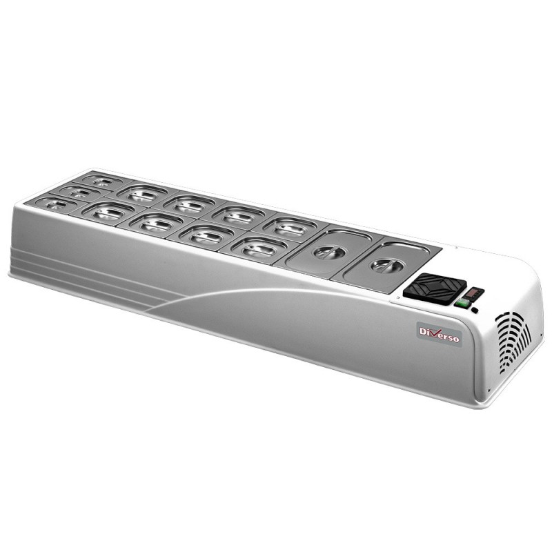 Structure frigorifique 7 GN 1/3 h150 mm - Diverso