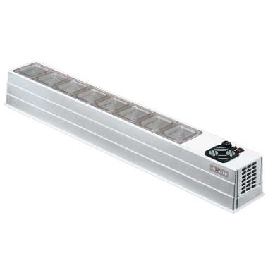 Structure frigorifique 8x GN 1/6 h150 mm - Diverso